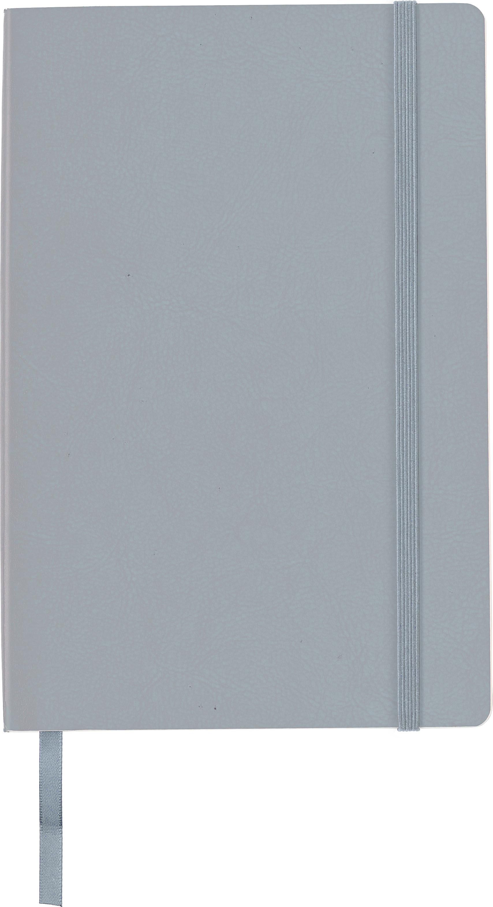 Notitieboek Mireia | PU | A5 | Gelijnd grijs