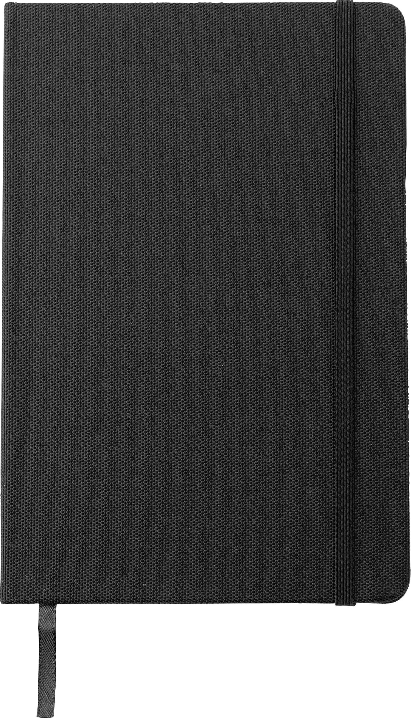 Notitieboek Samira | PET | A5 | Gelijnd zwart