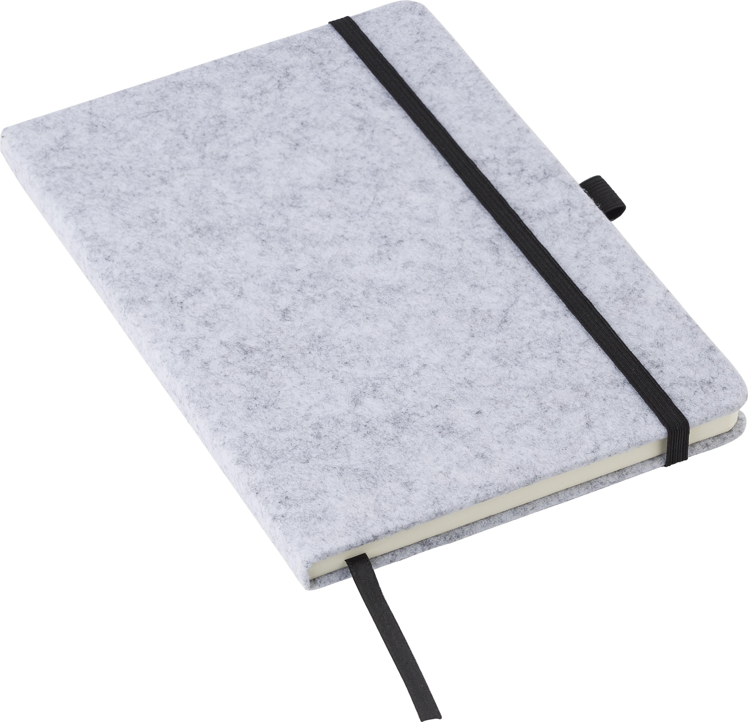Notitieboek Harper | FSC® Mix-papier | Vilt | A5 | Gelijnd