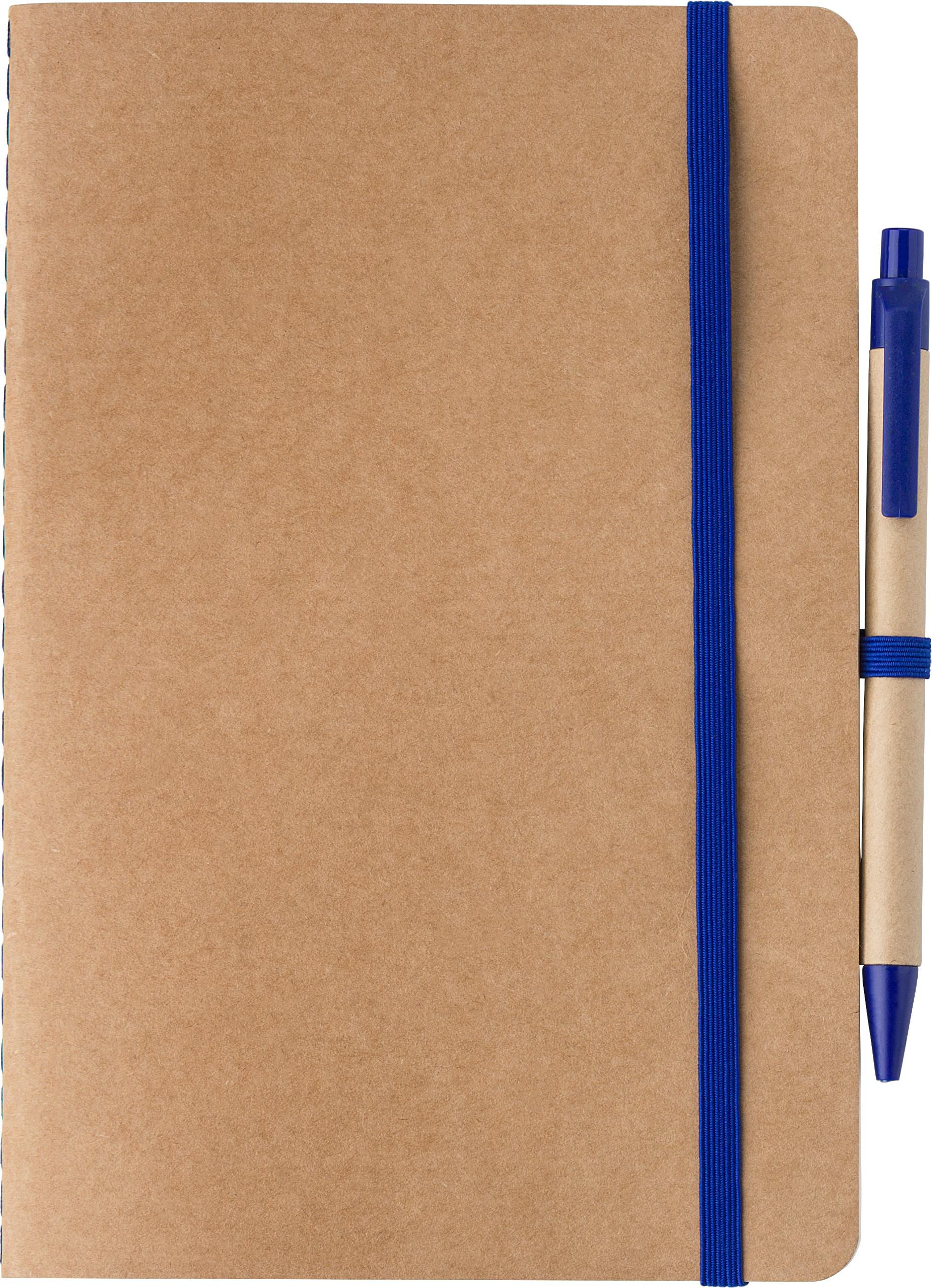 Notitieboek Theodore | Karton | A5 | Blanco | Met pen