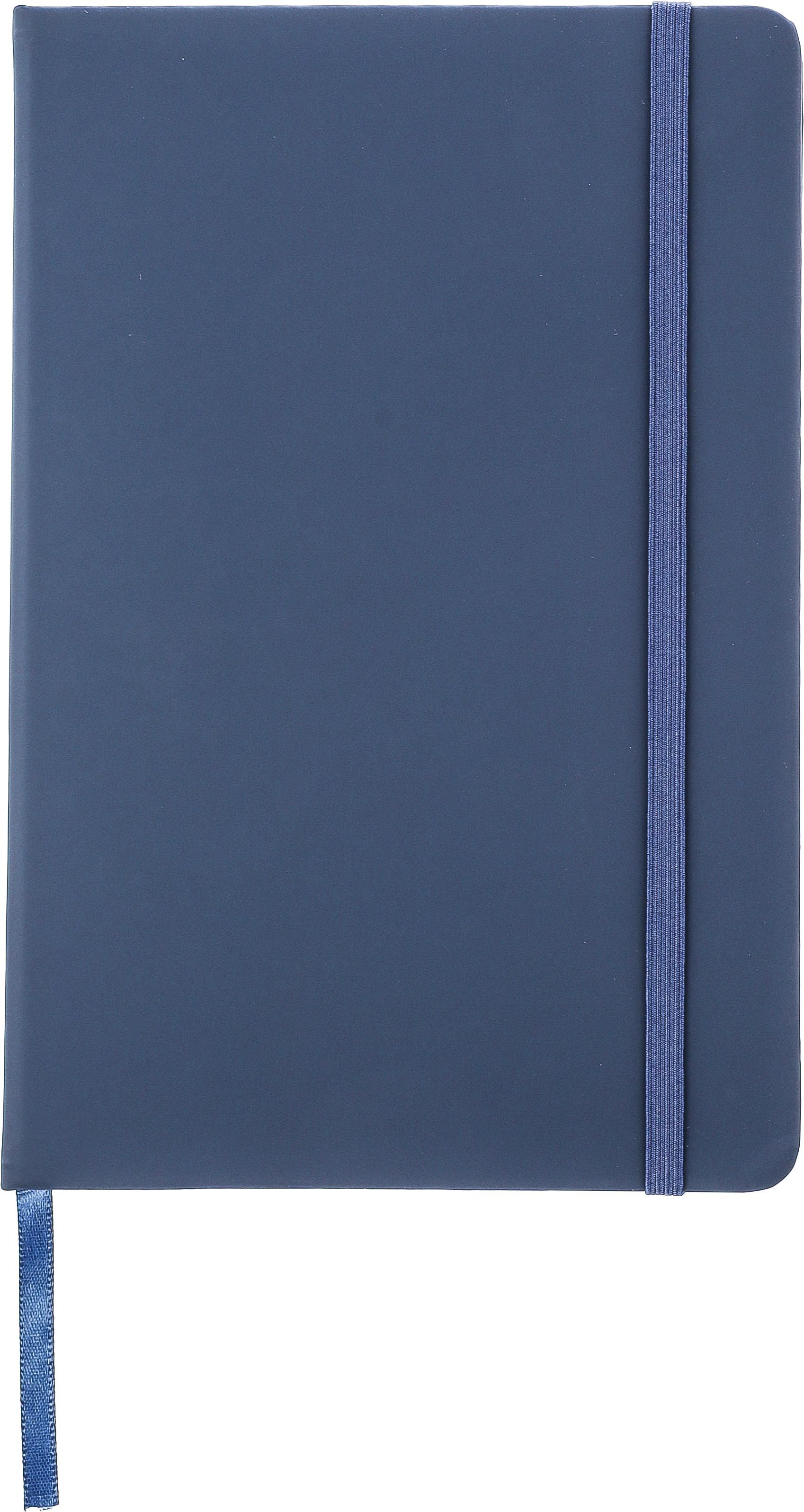 Notitieboek Bradley | PU | A5 | Geruit blauw
