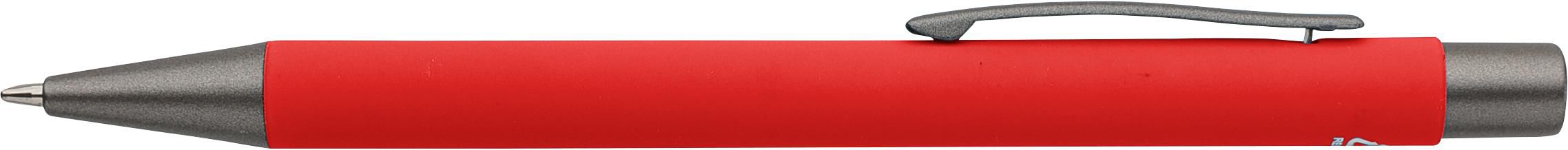 Balpen Emmett | Rubberafwerking rood