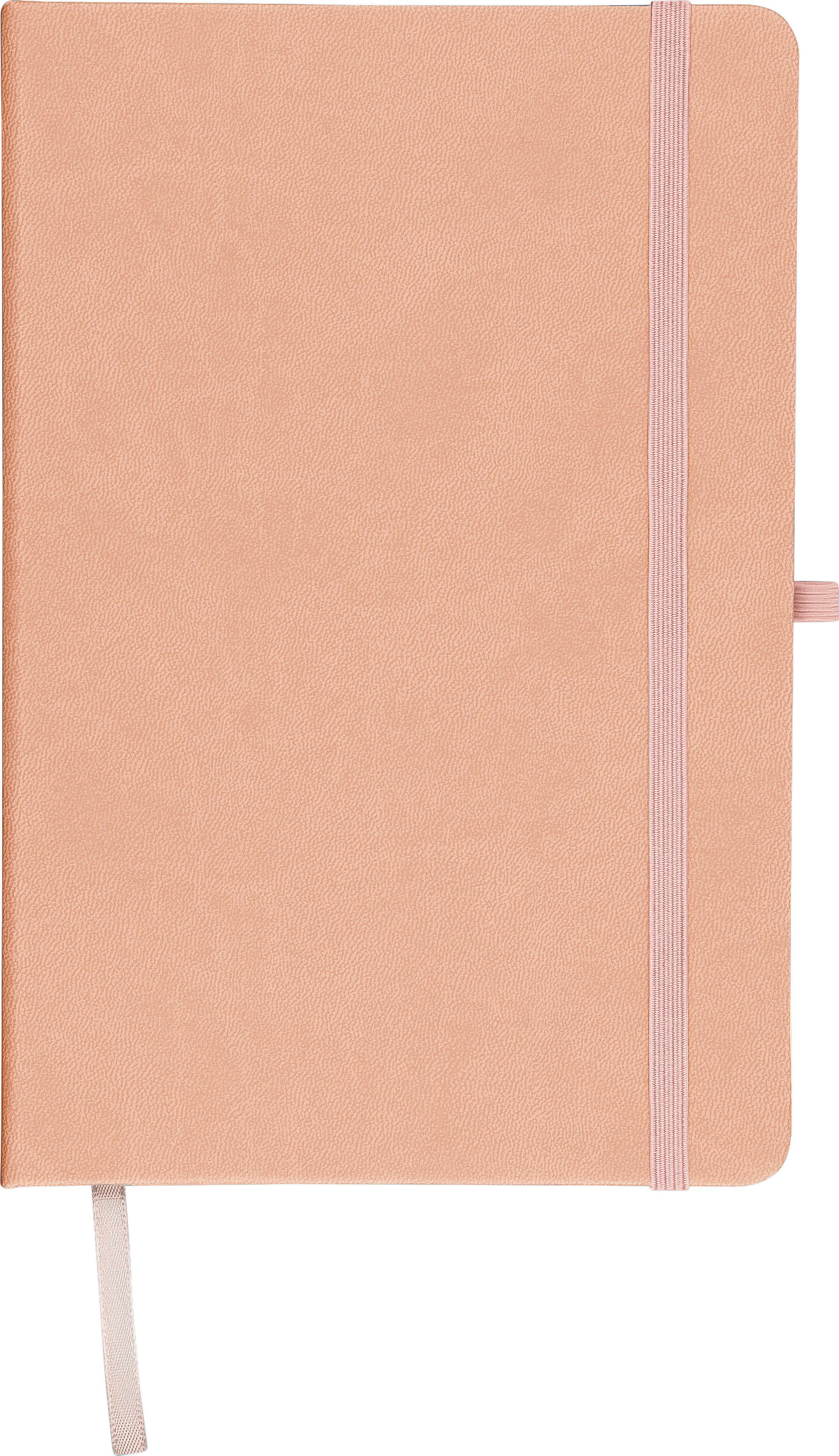 Notitieboek Bloom | PU | A5 | Gelijnd roze