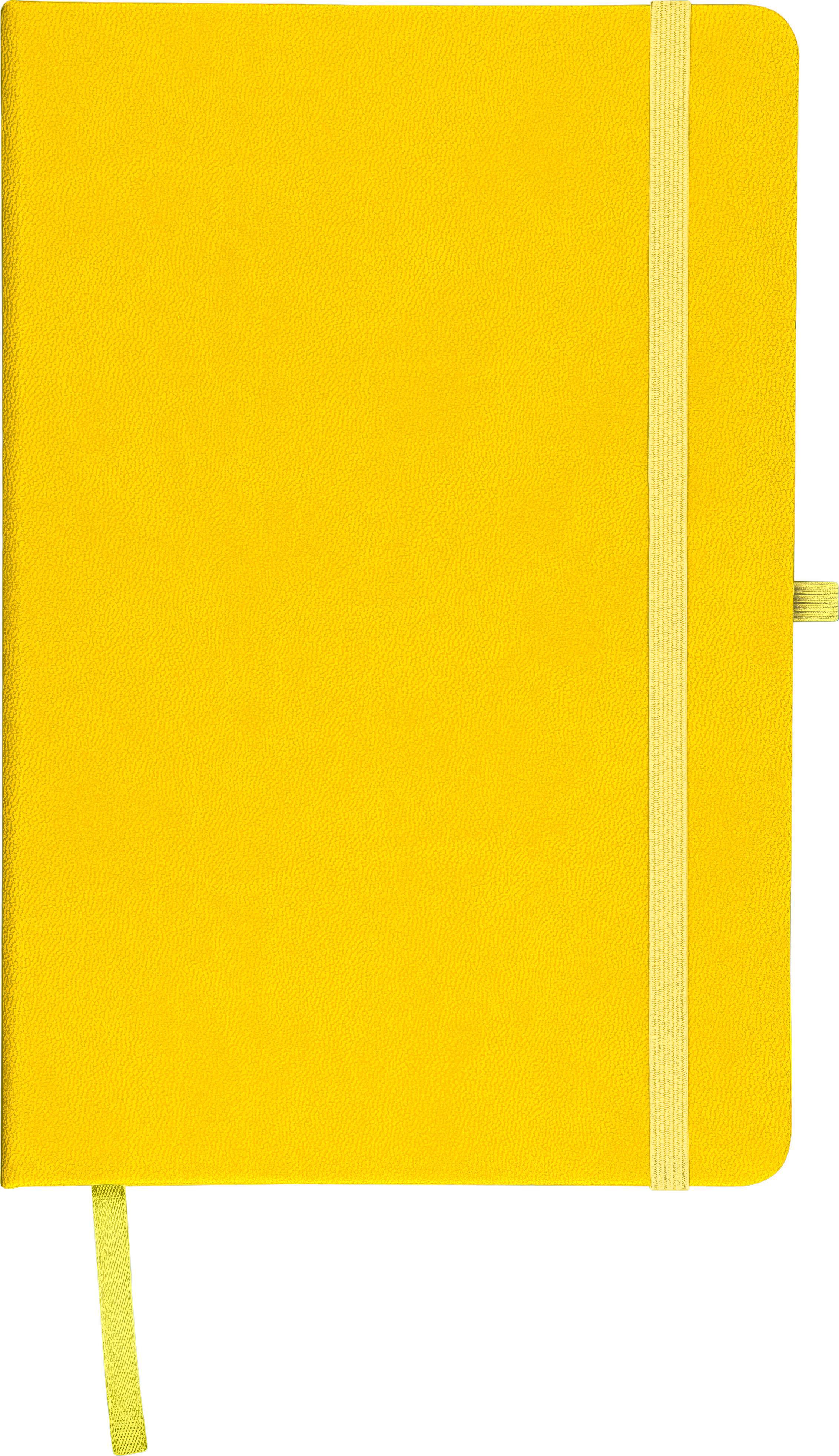 Notitieboek Bloom | PU | A5 | Gelijnd geel