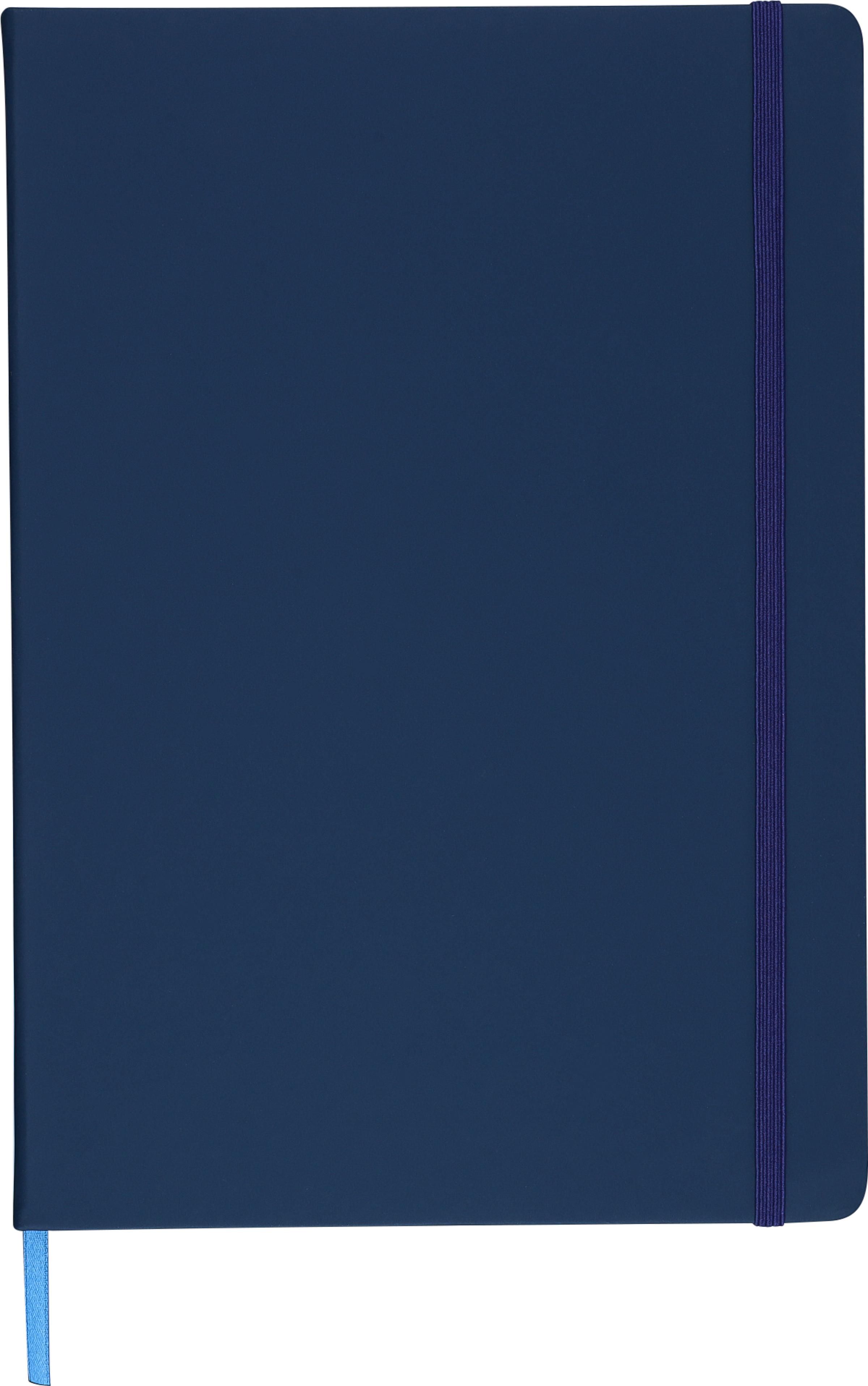 Notitieboek Azure | PU | A4 | Gelijnd blauw