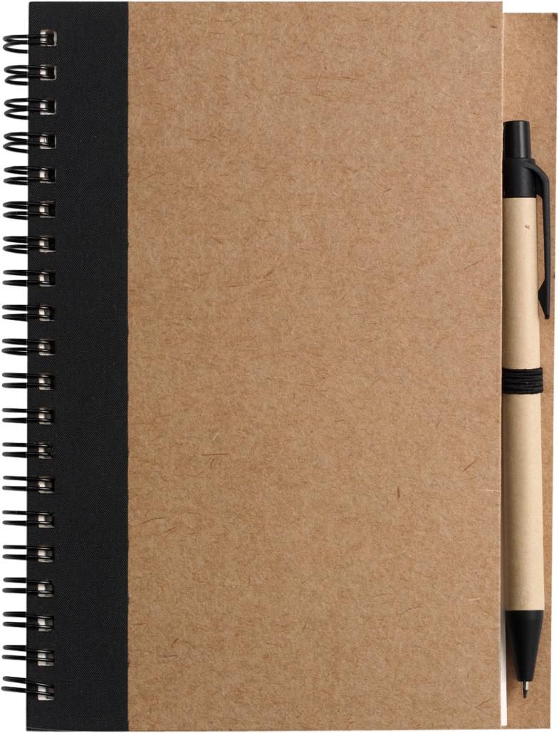 Notitieboek Stella | Karton | Gelijnd | Met balpen