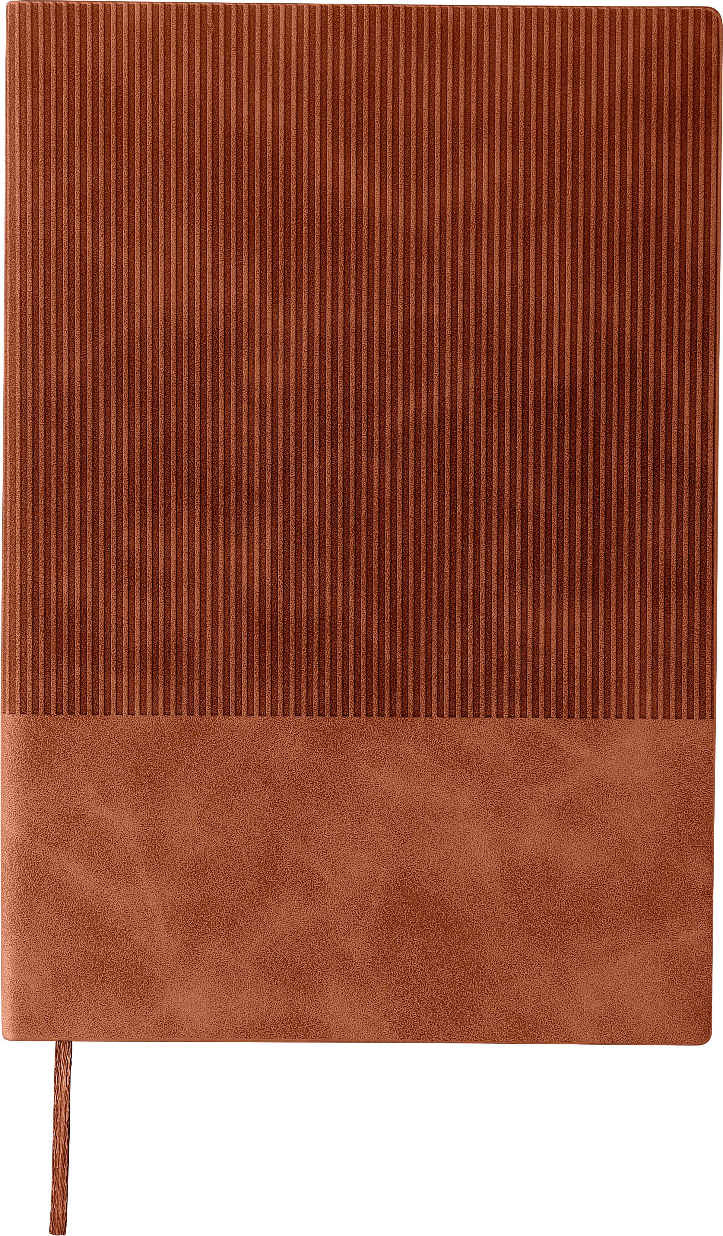 Notitieboek Elian | Synthetisch leer | A5 | Gelijnd bruin
