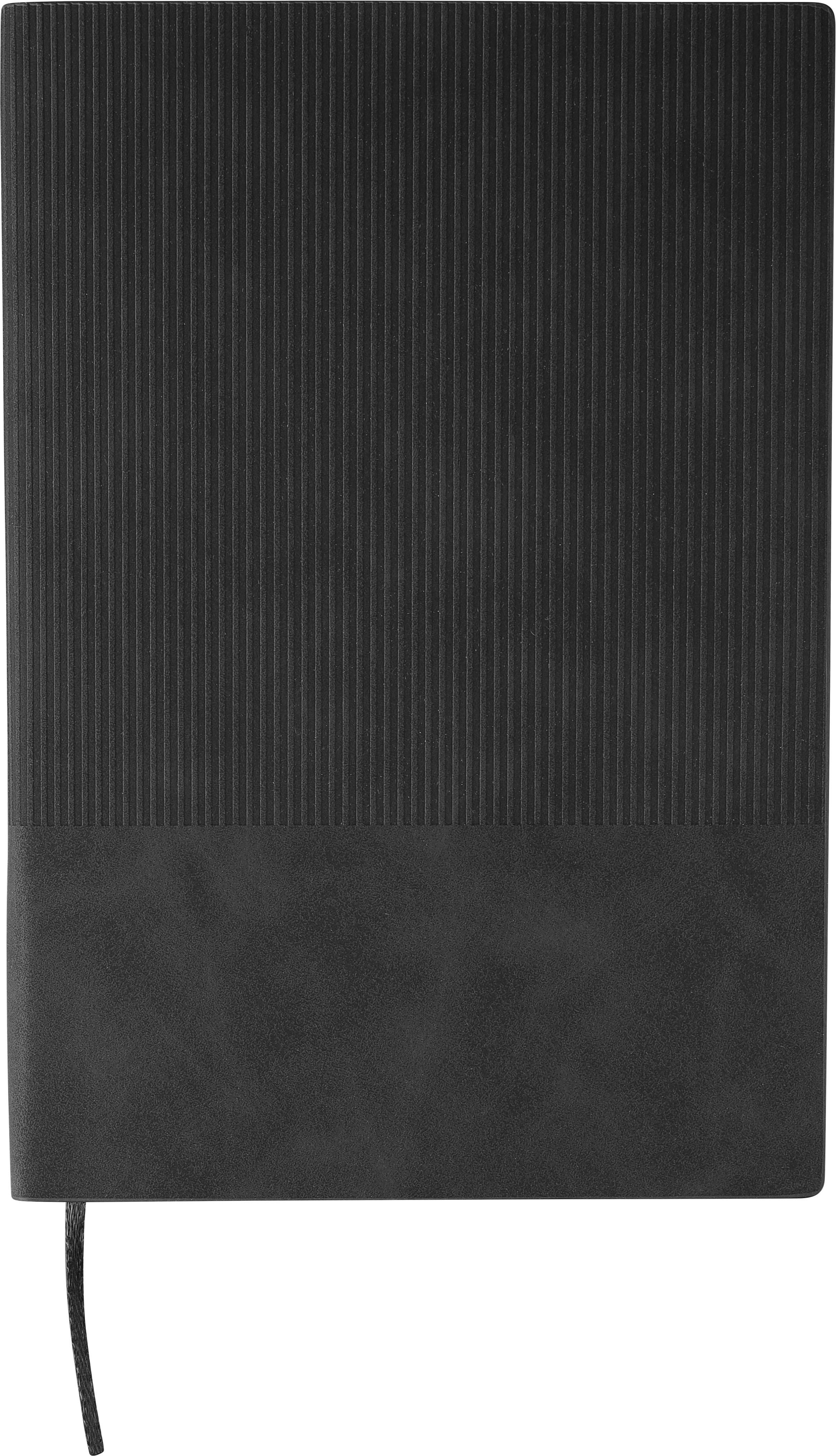 Notitieboek Elian | Synthetisch leer | A5 | Gelijnd zwart