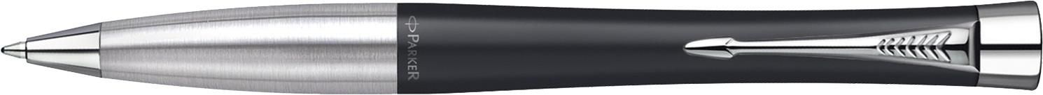 Parker Urban balpen | Metaal mat zwart, Blauwschrijvend