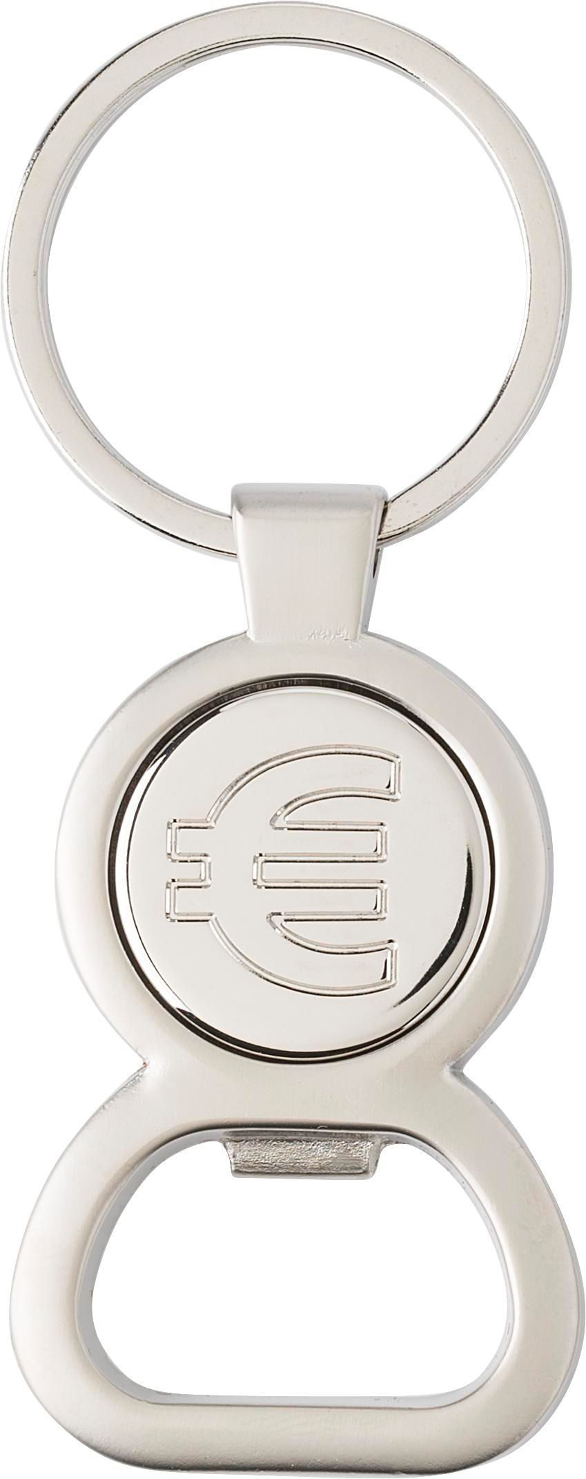 Sleutelhanger Soren | Met opener en munt zilver