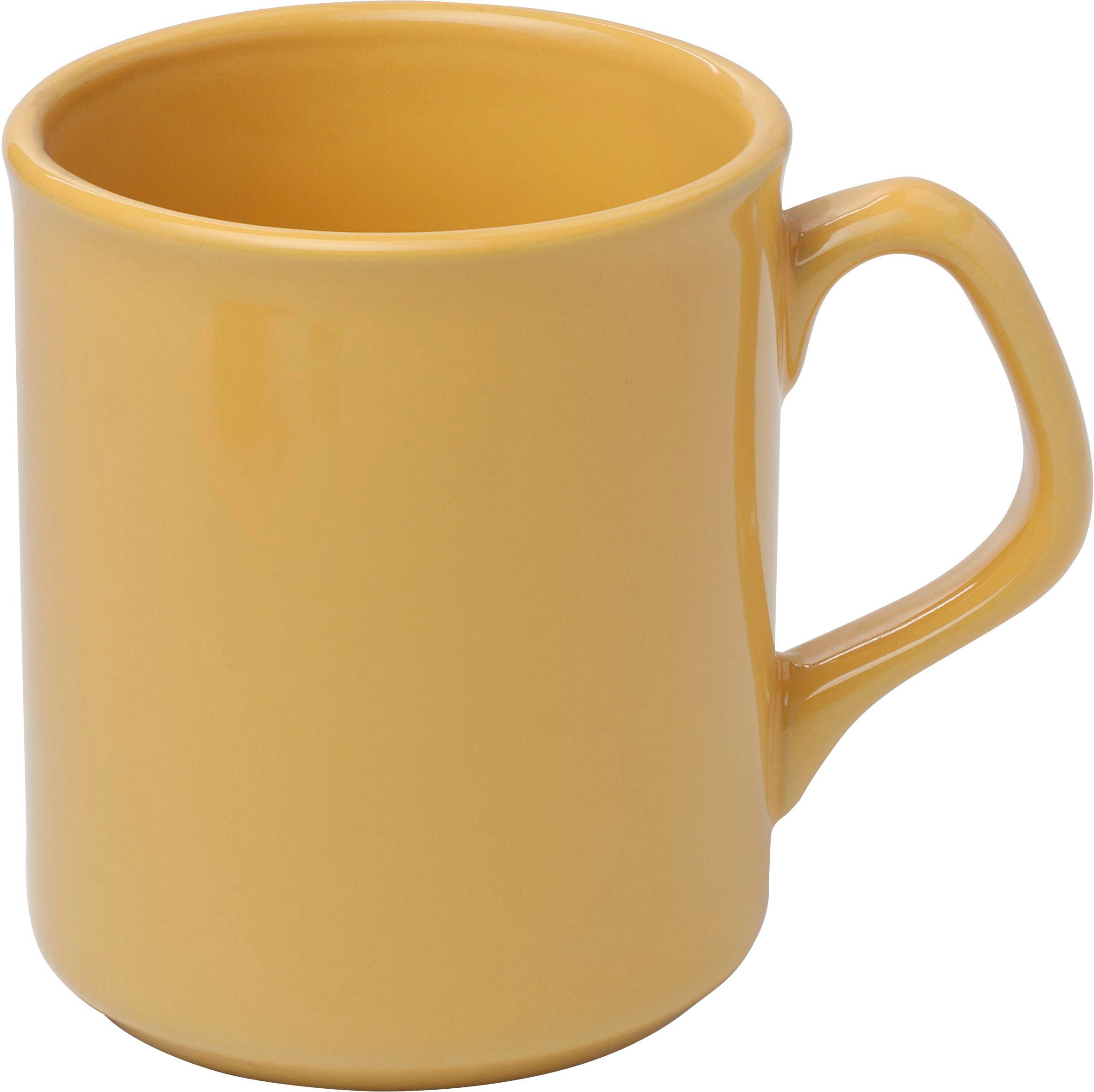 Mok Jamie | Porselein | 250 ml geel