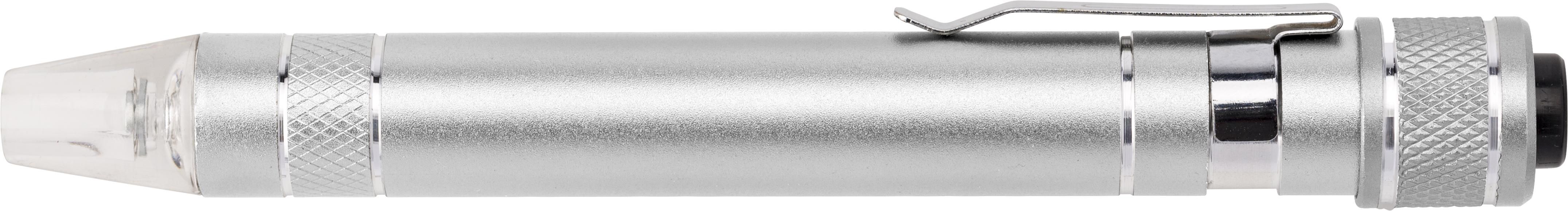 Schroevendraaier Paquita | Aluminium | Met lampje zilver