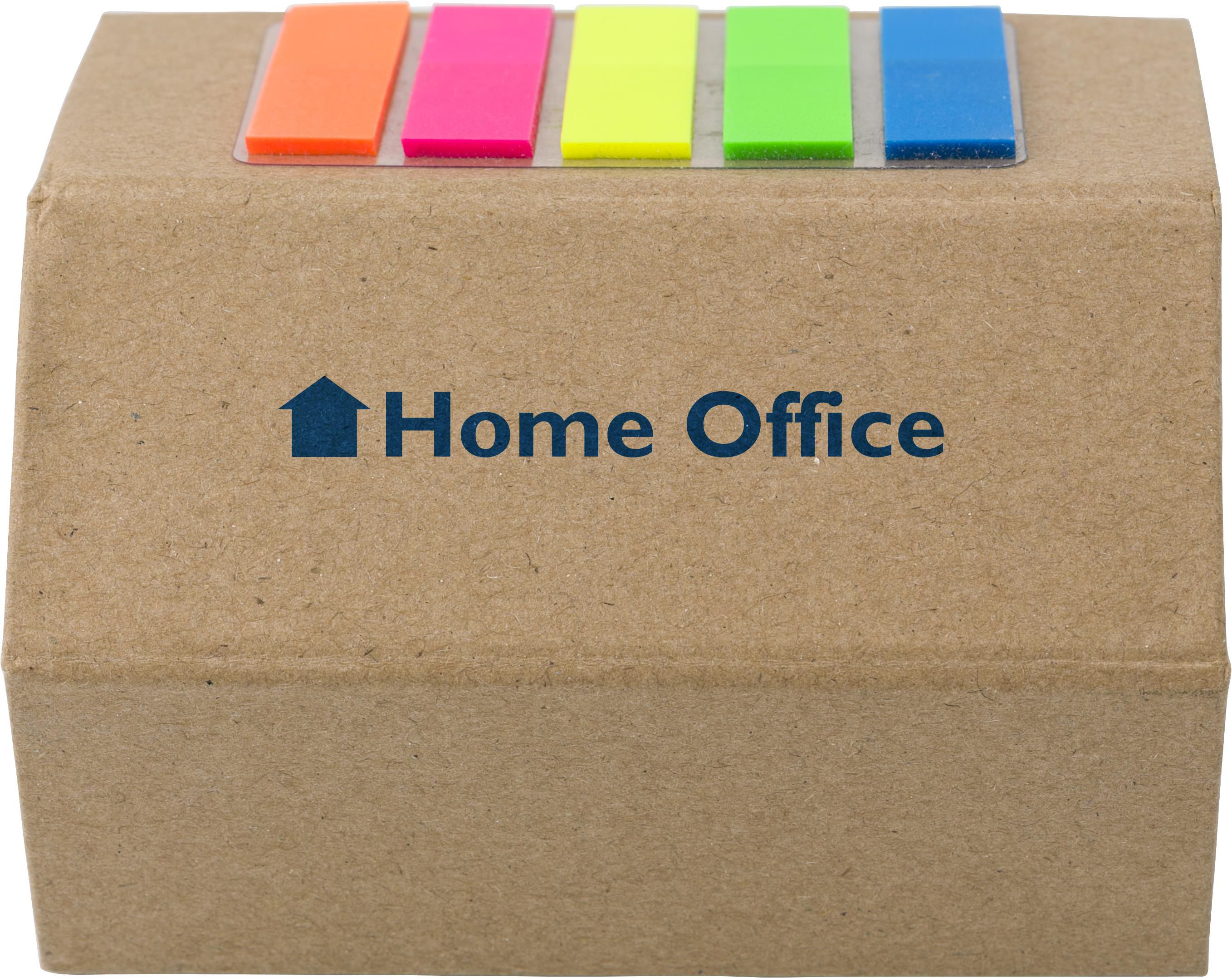 Kartonnen memohouder Marnie bruin
