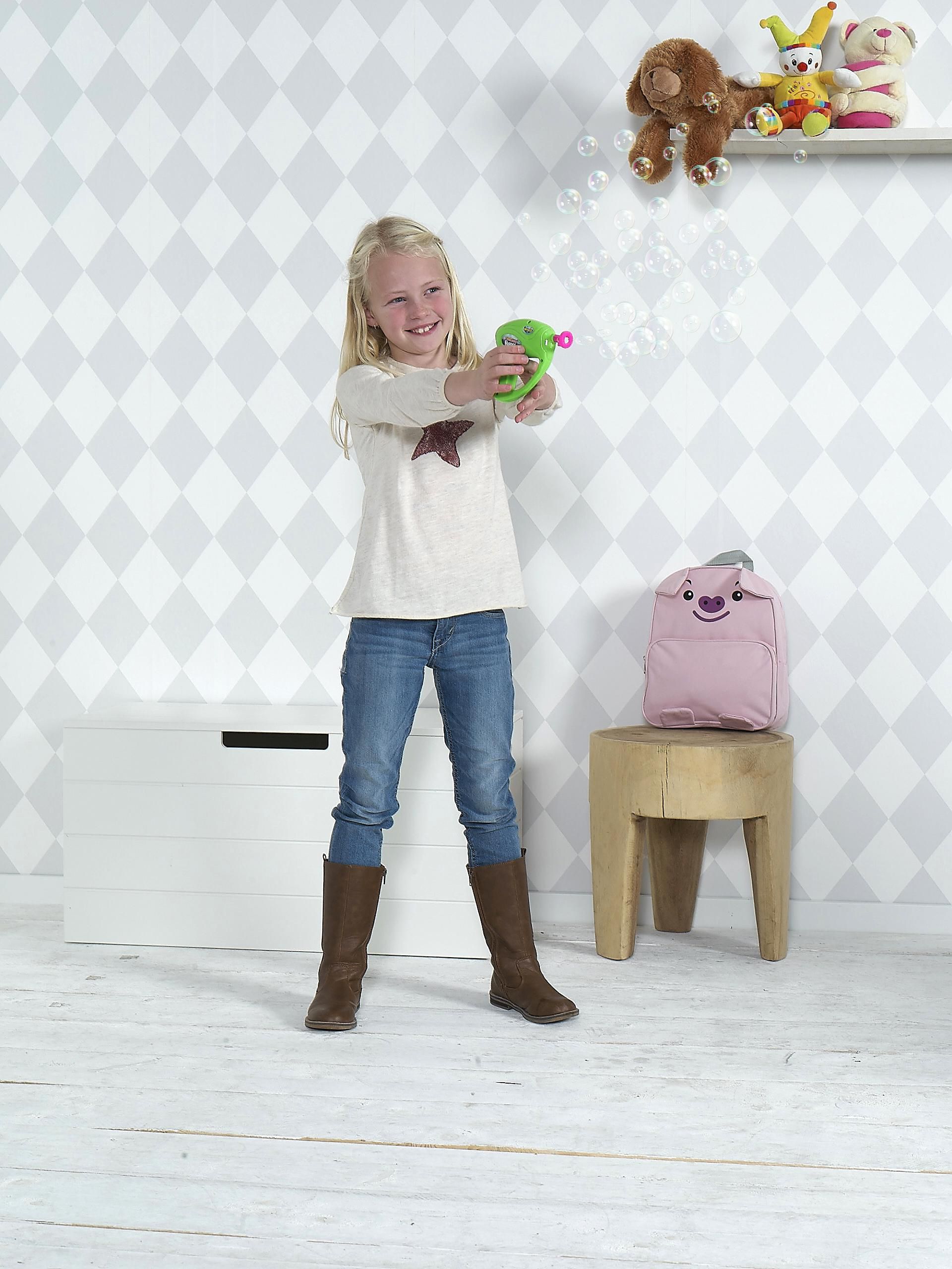 Kunststof bellenblaas pistool Hallie thumbnail