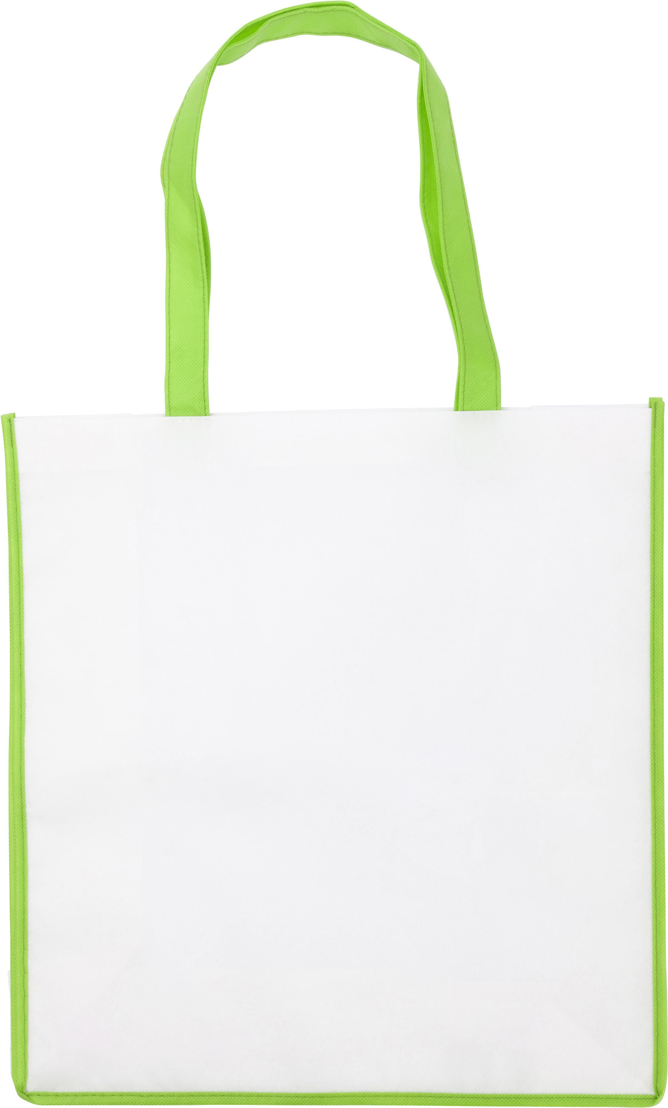 Non-woven draagtas Avi lime