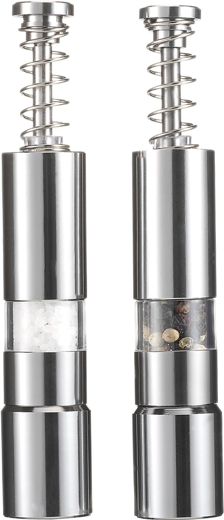 Zout- en pepermolensset Annalena | Rvs | 2 st zilver