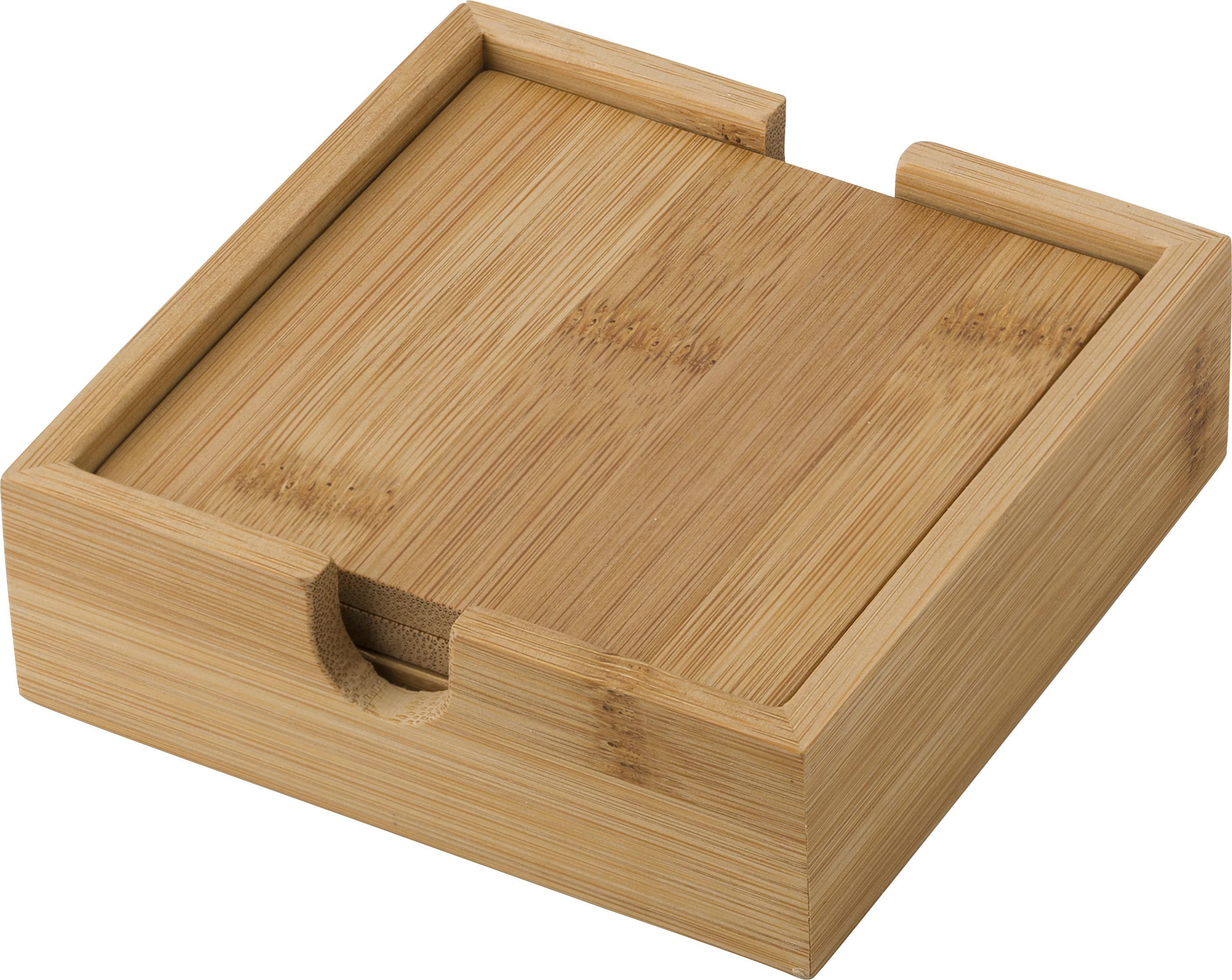 Onderzettersset Archer | Bamboe | 4 stuks bamboe