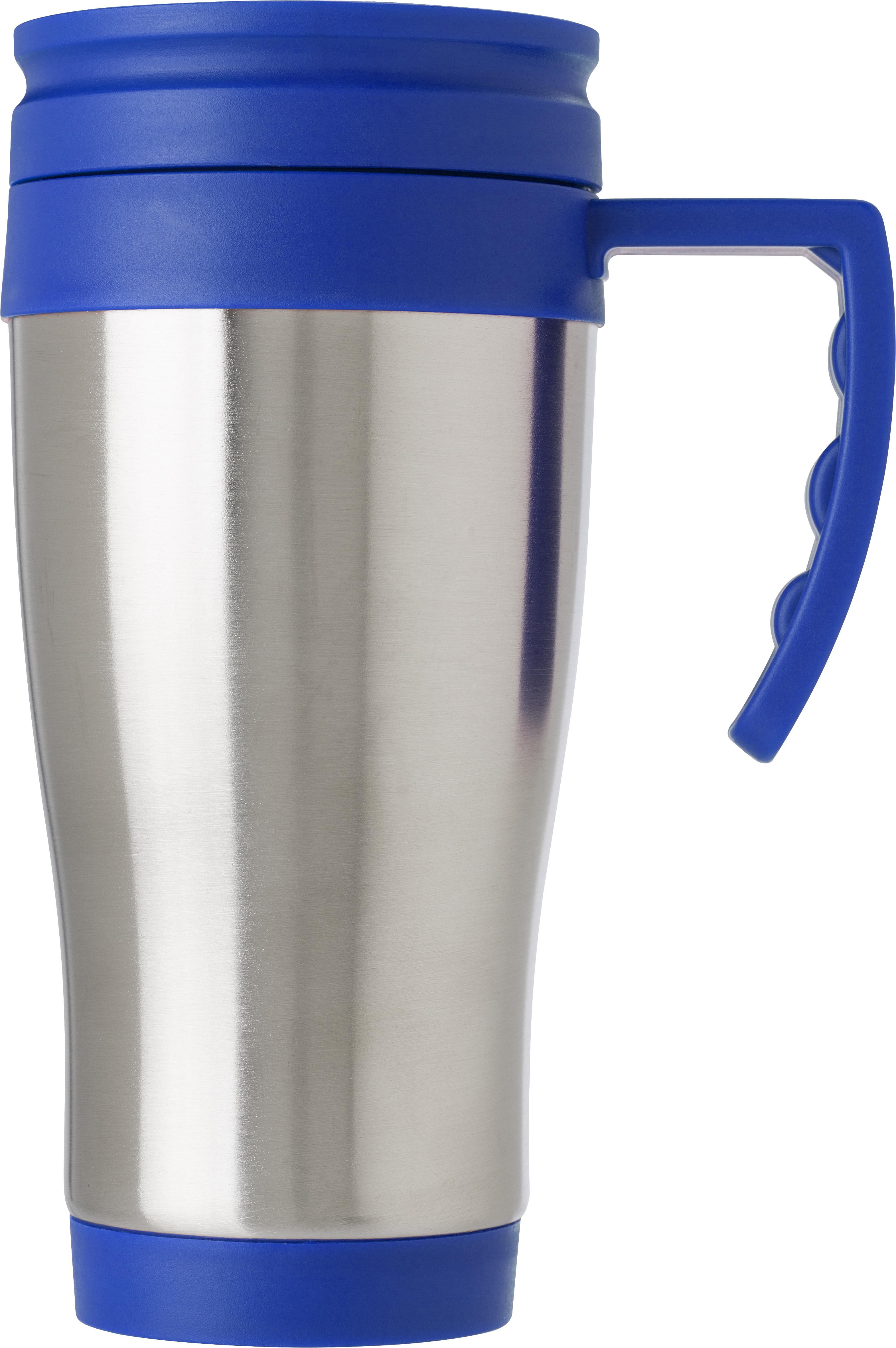 Dubbelwandige reisbeker Dev | 420 ml blauw