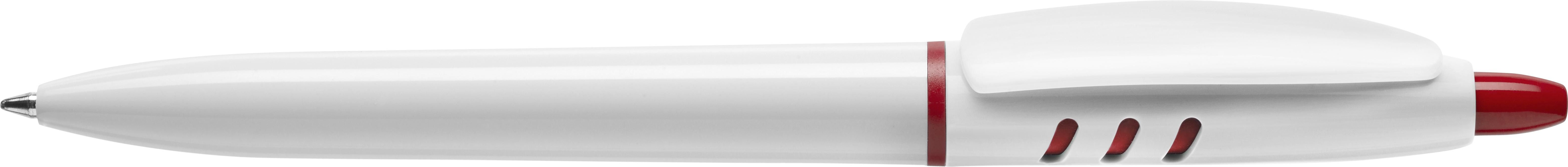 Stilolinea S30 balpen wit/rood, Blauwschrijvend