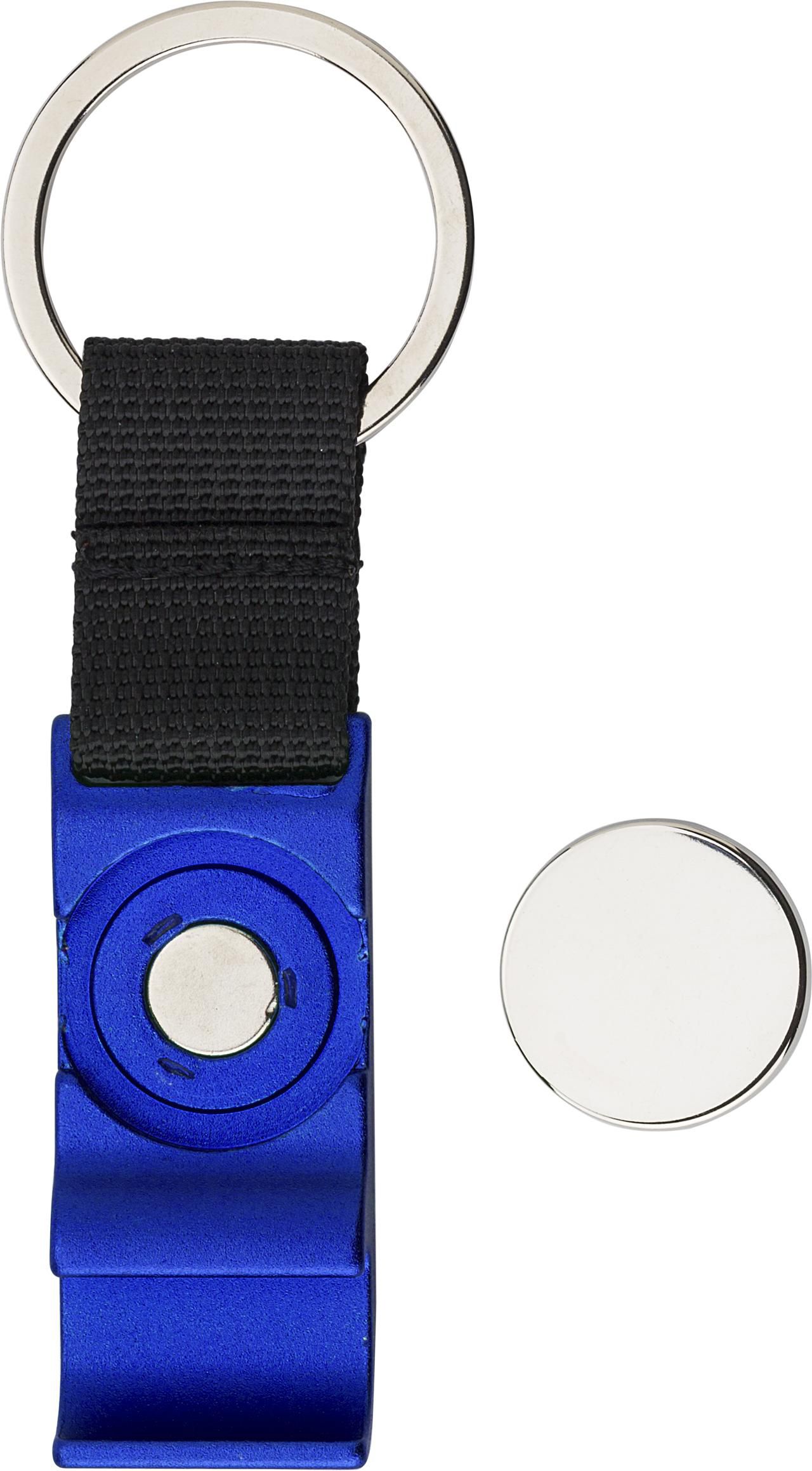 Sleutelhanger Lionel | Aluminium | Flesopener | Winkelwagenpenning thumbnail