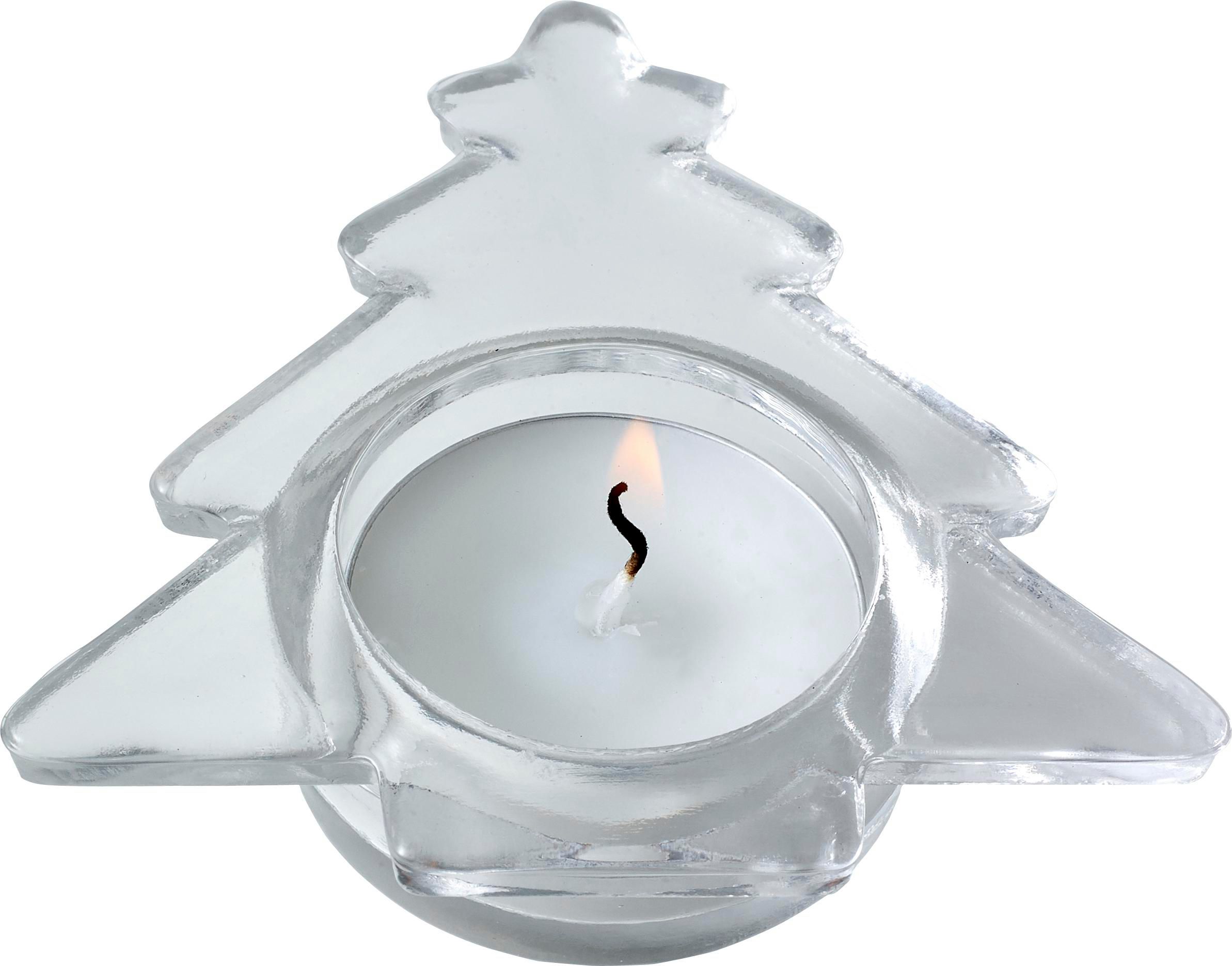 Waxinelichthouder Casey | Glas | Kerstboom thumbnail