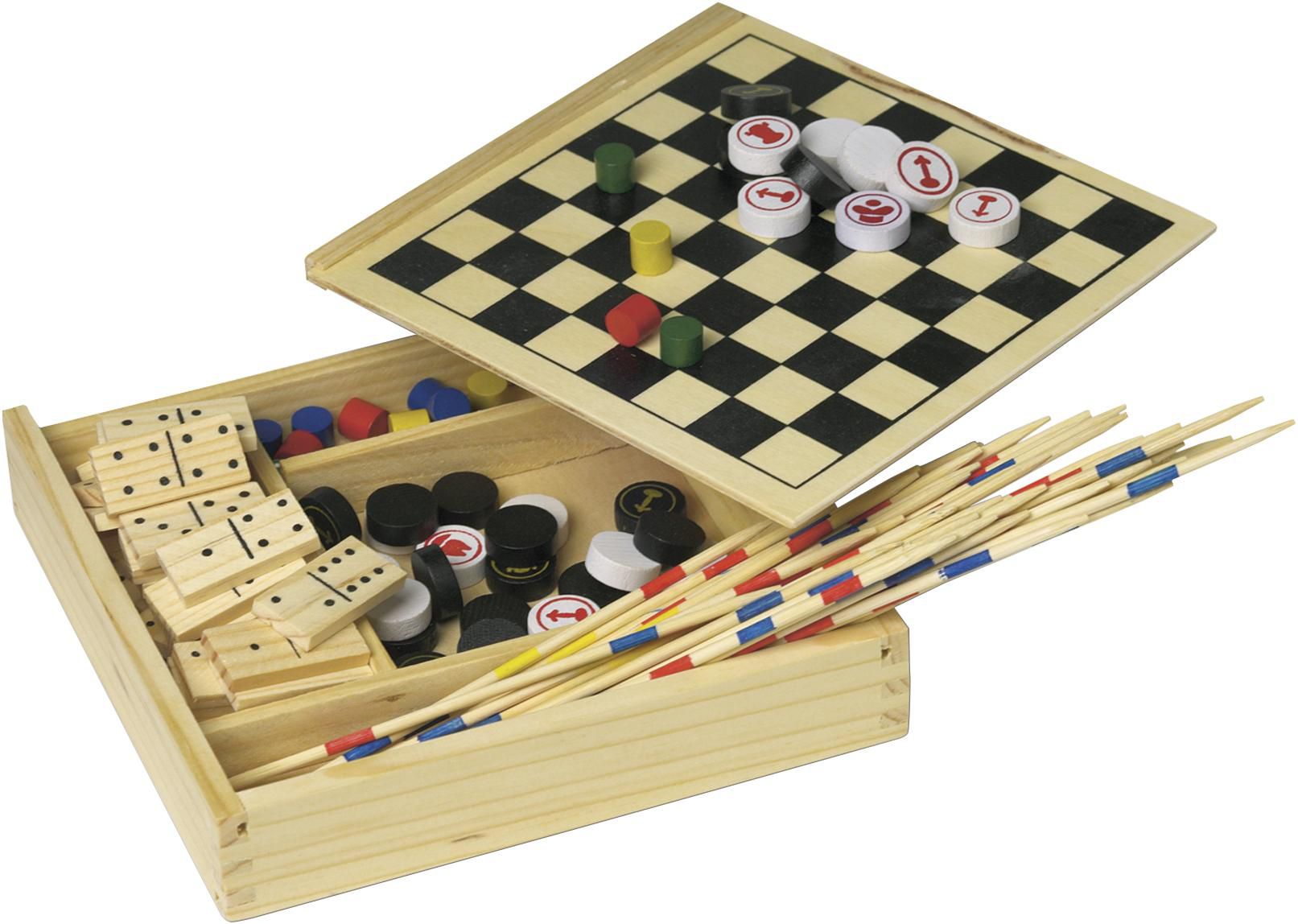 Spelletjesset Cherie | Hout | 5-in-1
