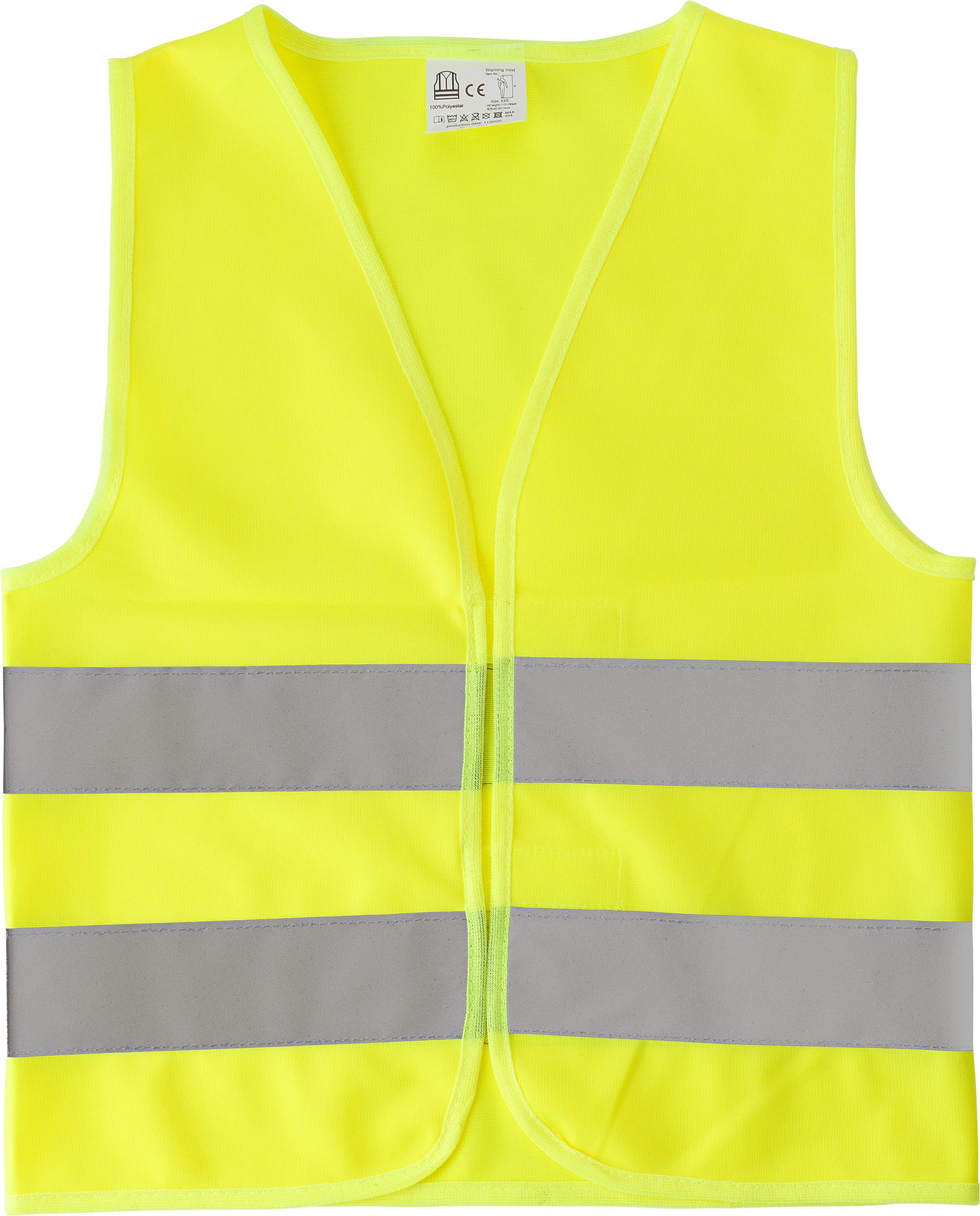 Veiligheidsvest Clara | Kinderen geel, S