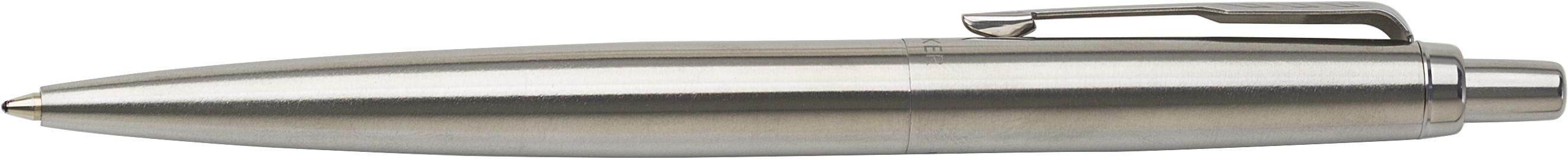 Parker Jotter XL Monochrome balpen zilver, Blauwschrijvend