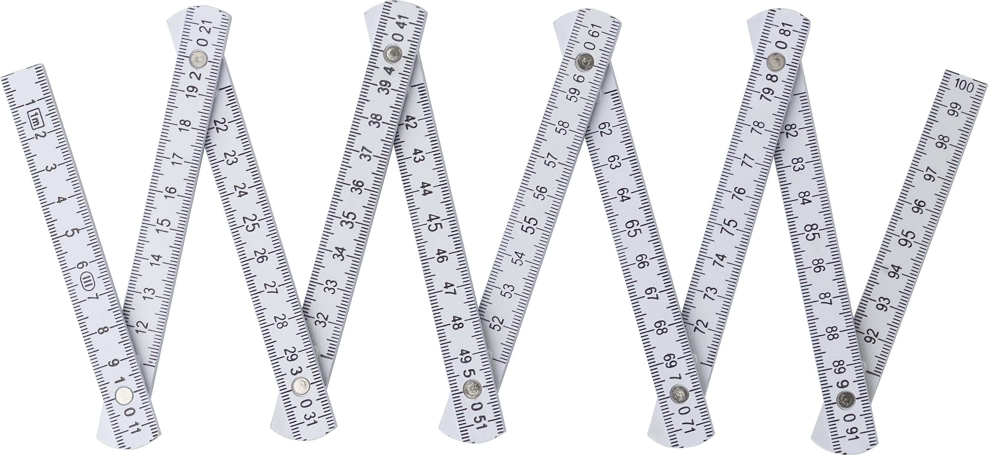 Liniaal Leon | Kunststof | Opvouwbaar | 1 meter thumbnail