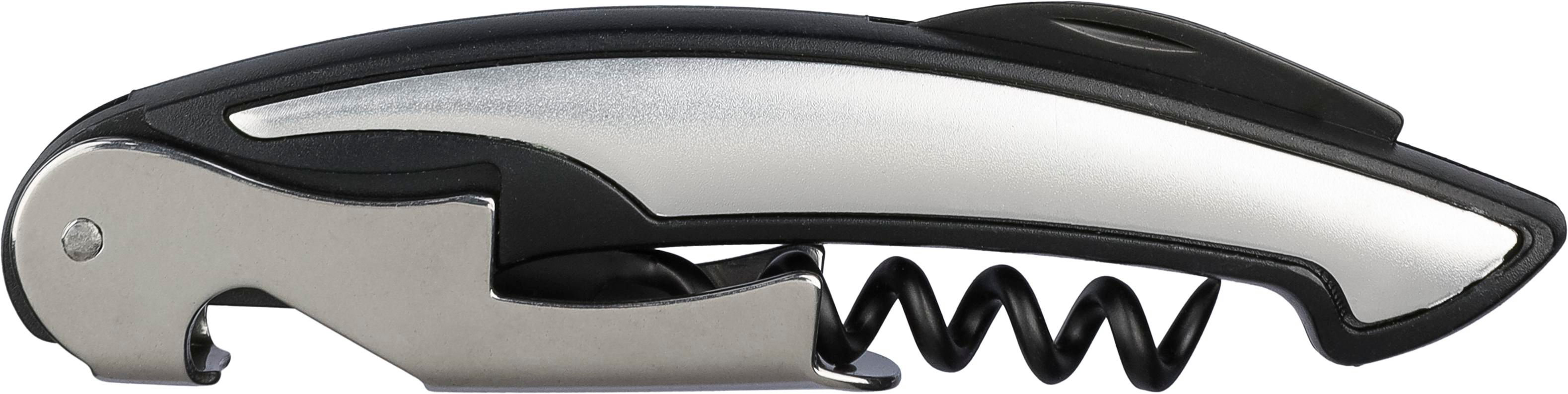 Kelnersmesje Rosaura | Rvs | 5-rings kurkentrekker grijs